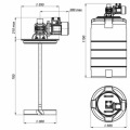 Купить емкость T 200 с лопастной мешалкой в Минске