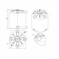 Купить емкость КАС 10000 TR цилиндрическая в Минск