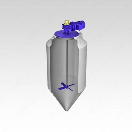 Купить емкость ФМ 240 в обрешетке с лопастной мешалкой