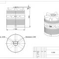 Купить емкость V 2000л цилиндрическая в Минске