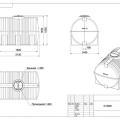 Купить емкость G 3000 горизонтальная в Минске. Доставка